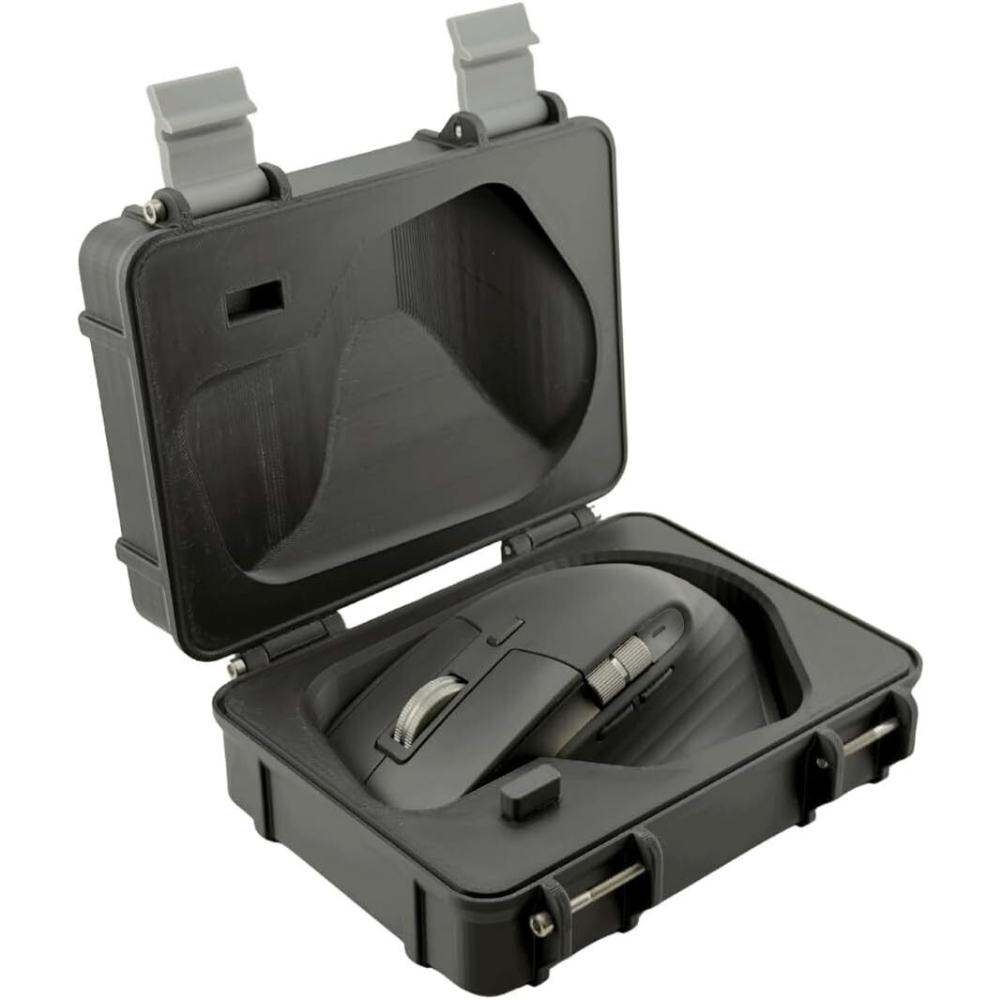 3D printed protective hard case for a wireless mouse